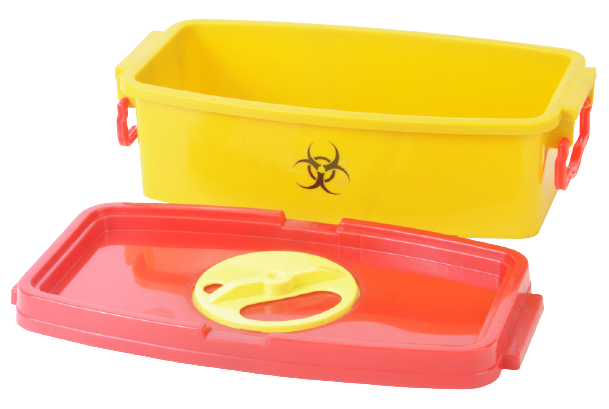 Контейнер для збору голок і медичних відходів, одноразовий "Гама",3 л